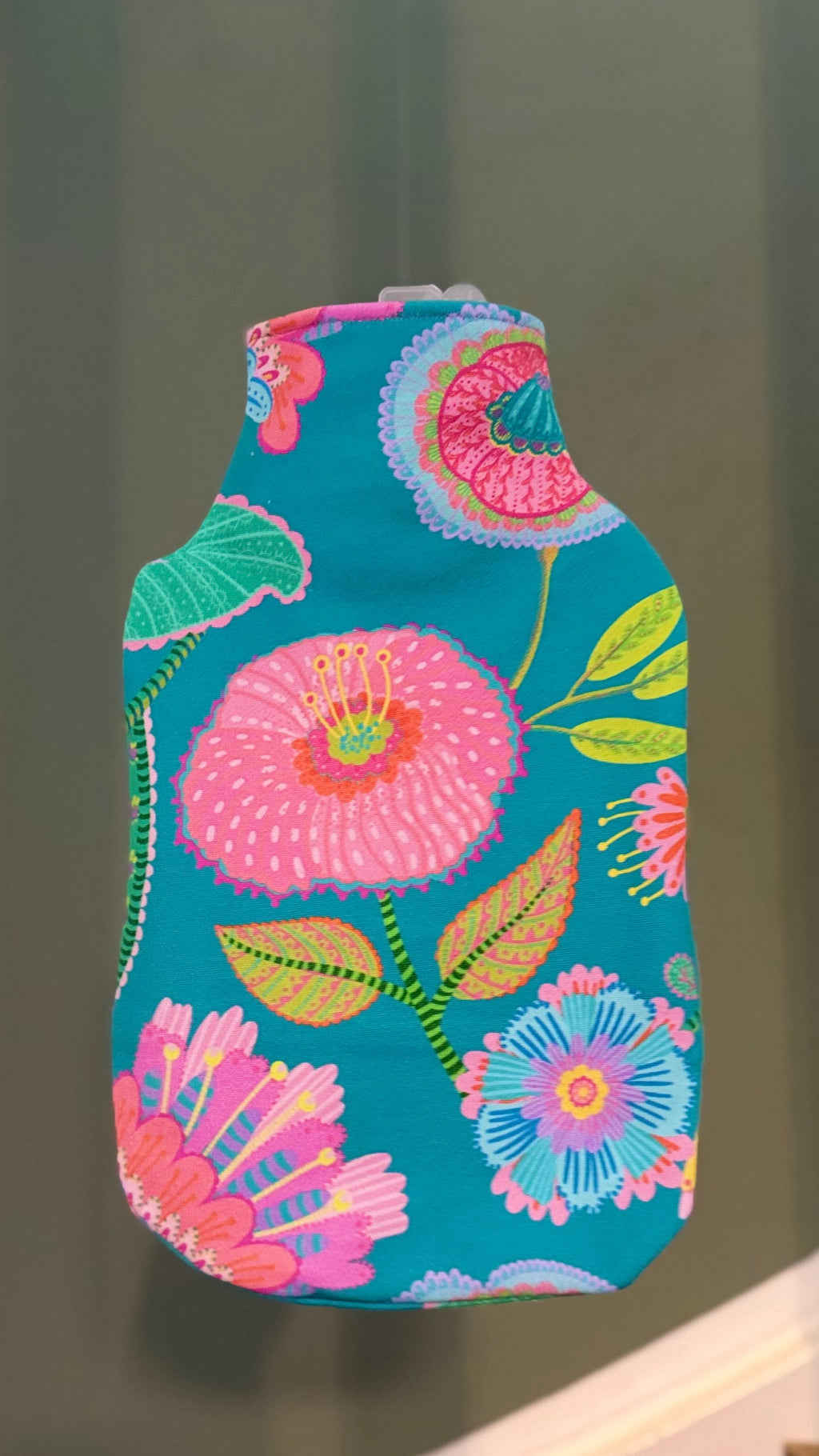 Wärmflasche „Flower Power“ aus kuscheligem Sweatstoff