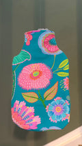 Wärmflasche „Flower Power“ aus kuscheligem Sweatstoff